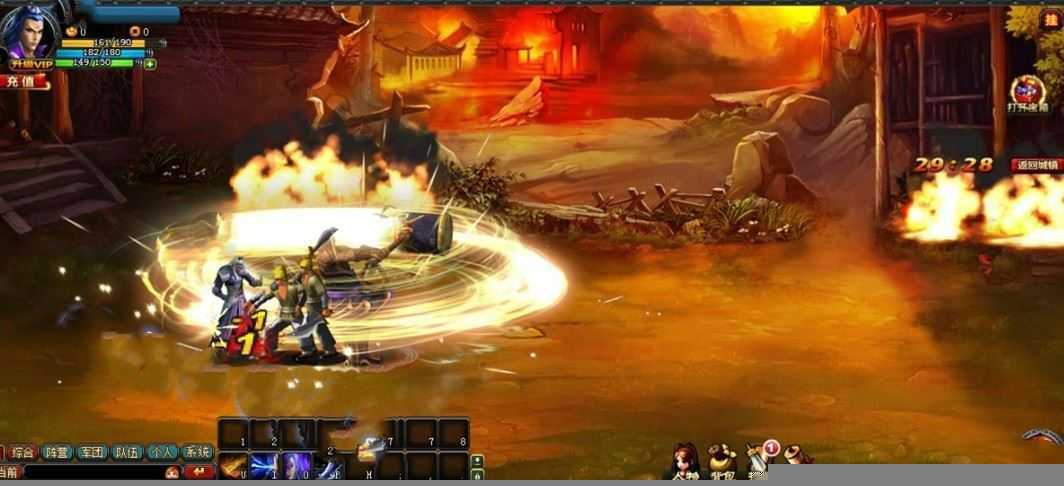 页游横版三国2网游单机版 街机三国一键服务端 横版格斗闯关