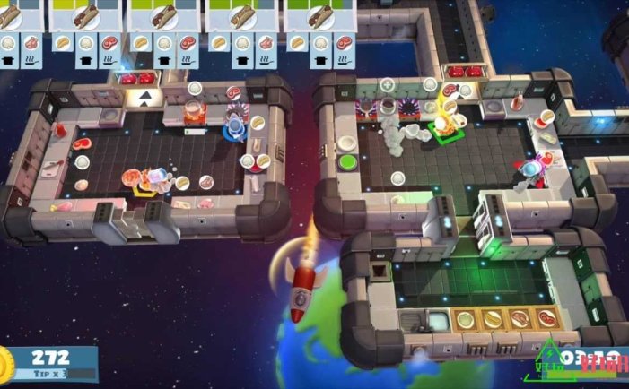 任天堂Switch-《胡闹厨房：全都好吃》4k 60帧 hdr 中文版-xci游戏下载