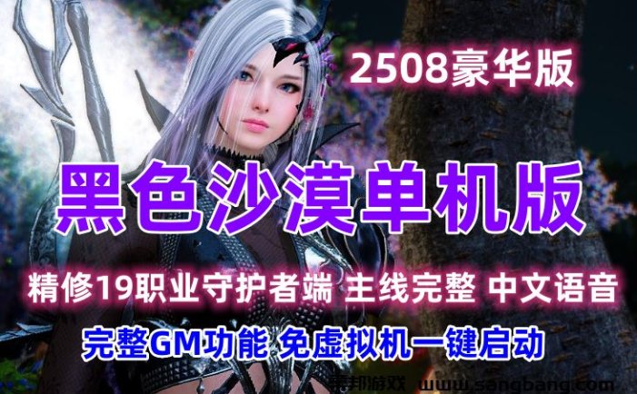黑色沙漠2508一键端 19职业守护者单机版网游端 黑色沙漠单机 GM工具+教程